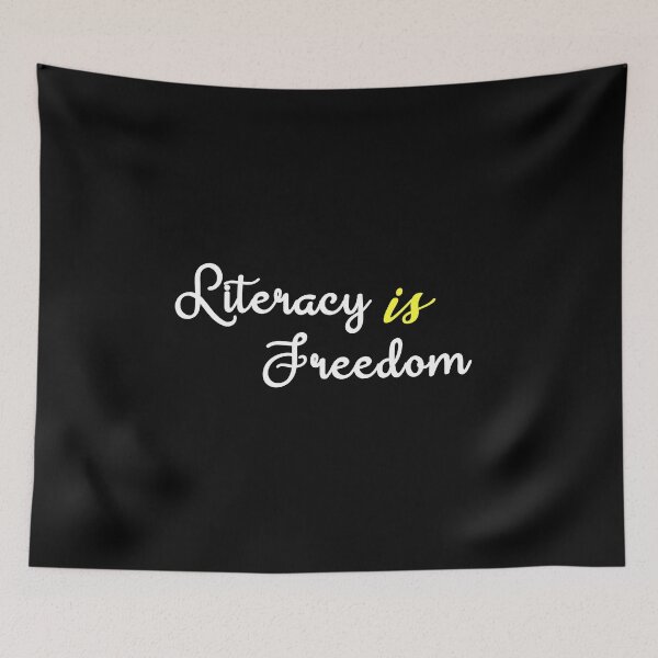Item preview, literacy is freedom designed and sold by RYUK20.