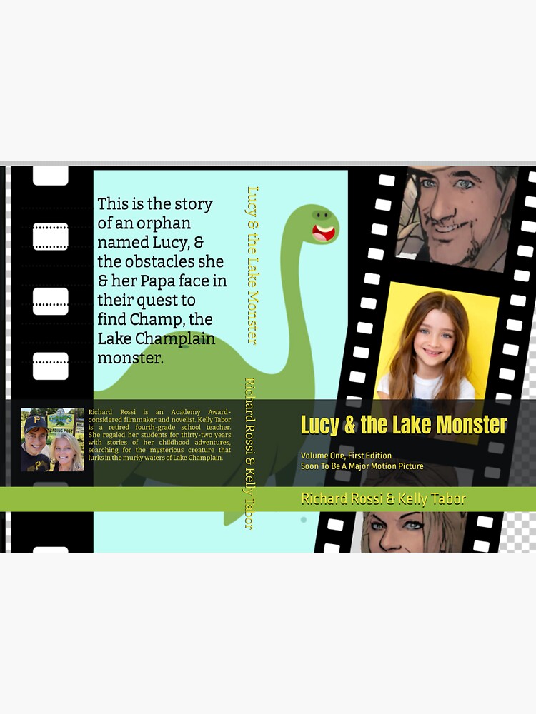 Thumbnail 3 of 3, Sticker, Lucy and the Lake Monster designed and sold by RichardRossiArt.