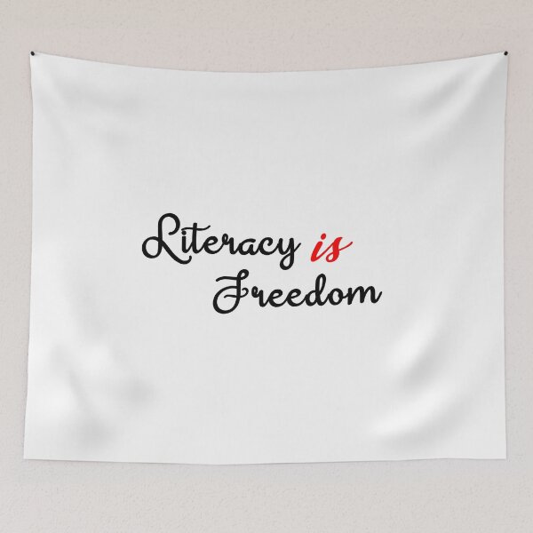 Item preview, literacy is freedom designed and sold by RYUK20.