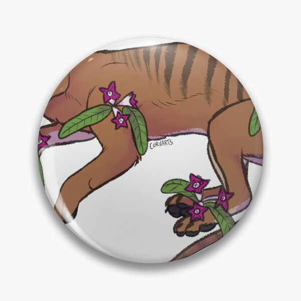 Item preview, thylacine and st helena olive designed and sold by corvidarts.