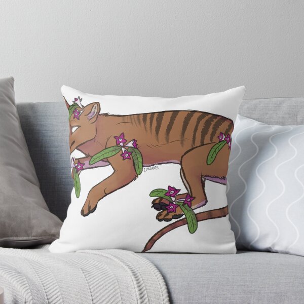 Item preview, thylacine and st helena olive designed and sold by corvidarts.
