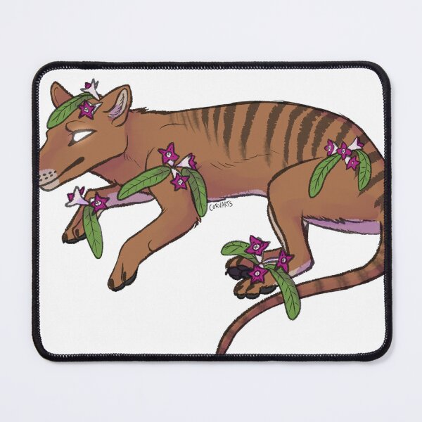 Item preview, thylacine and st helena olive designed and sold by corvidarts.