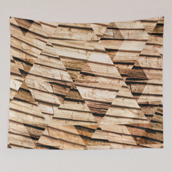 Item preview,  Triangles wood pattern designed and sold by cutecrazytshirt.