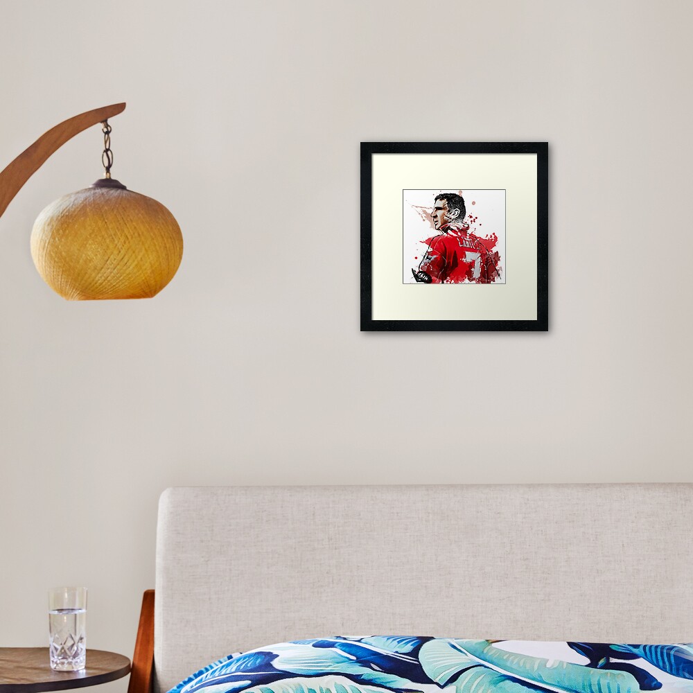 Eric "Le King" Cantona Painting Framed Art Print