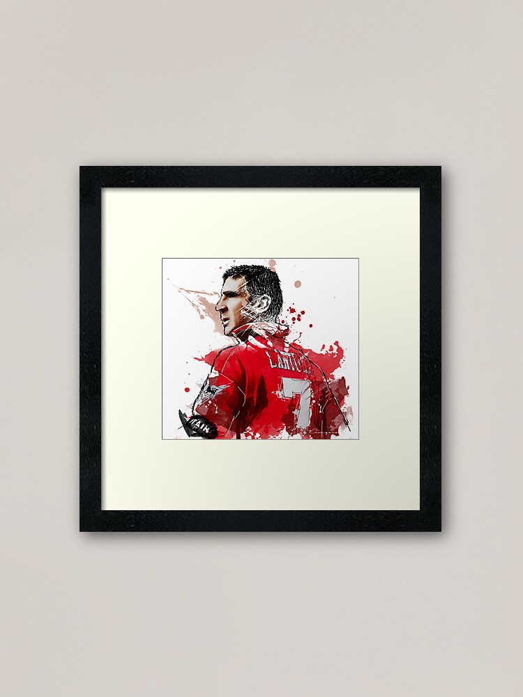 Alternate view of Eric "Le King" Cantona Painting Framed Art Print