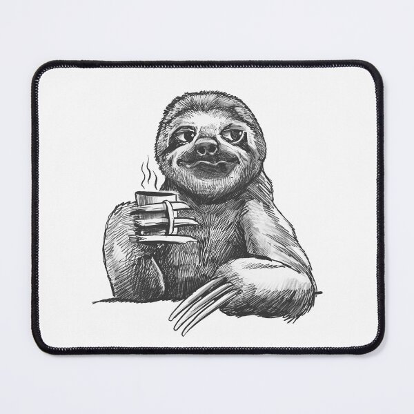 Item preview, Caffeine Coffee Sloth designed and sold by MizzKarizmah.