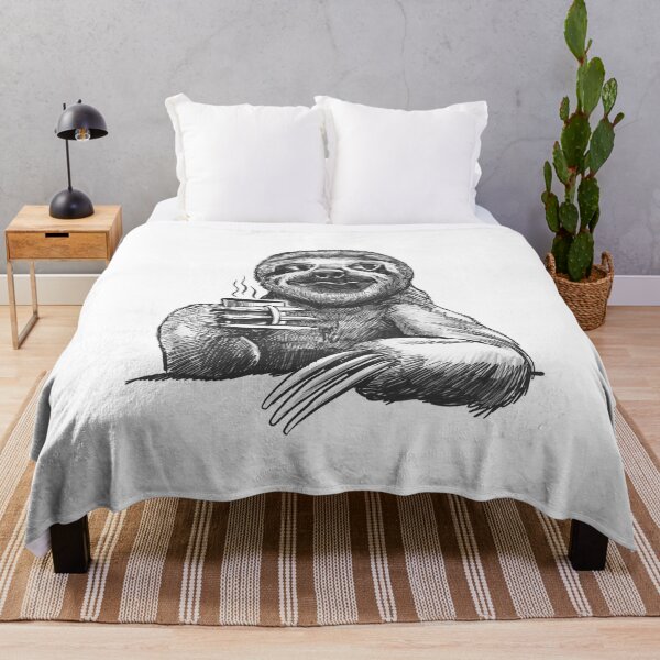 Item preview, Caffeine Coffee Sloth designed and sold by MizzKarizmah.