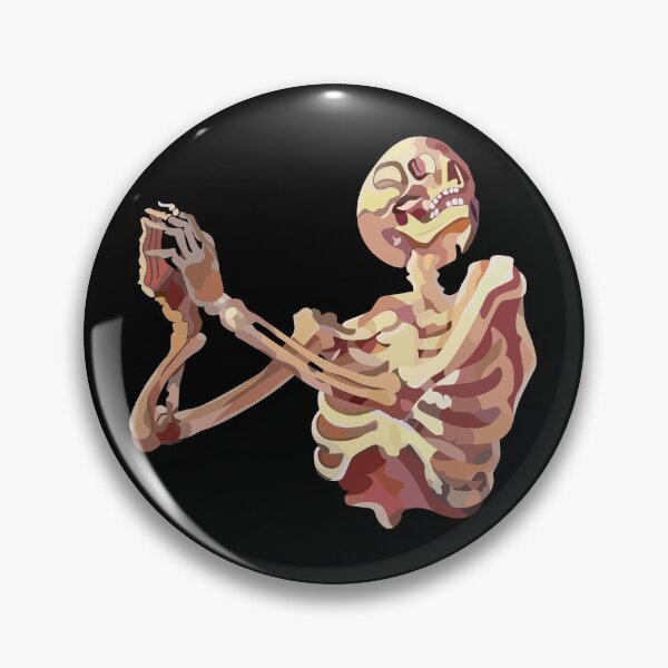 Item preview, Skeleton Praying designed and sold by archaeologyart.