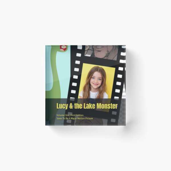 Item preview, Lucy and the Lake Monster Book Cover designed and sold by RichardRossiArt.