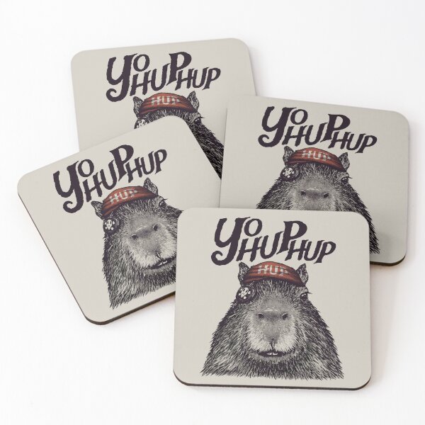 Item preview, Capyrate - YoHupHup Pirate Capybara Yo Ho Ho Yohoho | His Name - Gort | Capy Yuzu | Pet Mat Bandana designed and sold by Any Color Designs.