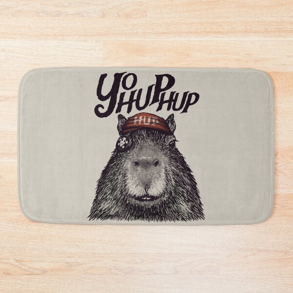 Item preview, Capyrate - YoHupHup Pirate Capybara Yo Ho Ho Yohoho | His Name - Gort | Capy Yuzu | Pet Mat Bandana designed and sold by Any Color Designs.
