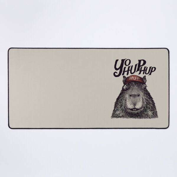 Item preview, Capyrate - YoHupHup Pirate Capybara Yo Ho Ho Yohoho | His Name - Gort | Capy Yuzu | Pet Mat Bandana designed and sold by Any Color Designs.