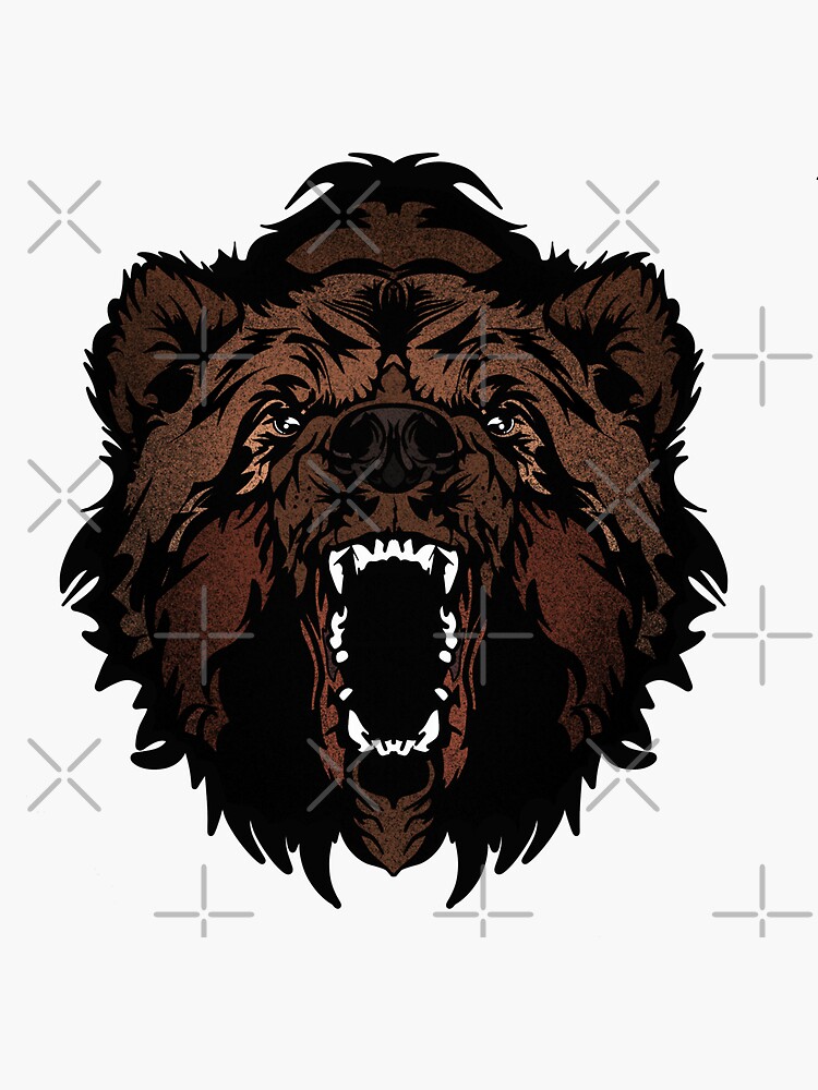 Marque Page Sticker - Roar Bear