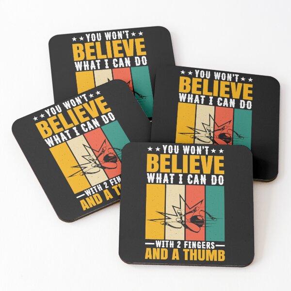 Item preview, You won't believe what I can do with two fingers and a thumb designed and sold by pnkpopcorn.