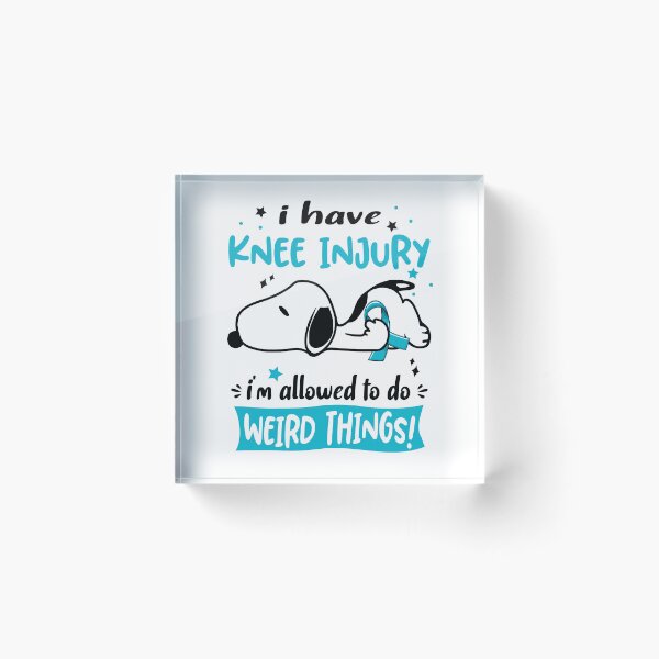 Item preview, I Have Knee Injury I Am Allowed To Do WEIRD THINGS!  designed and sold by Wlsnpeggy.