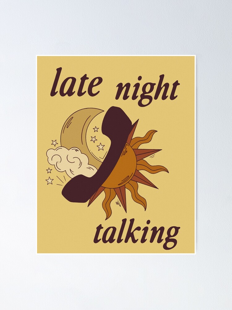 Harry's House Late Night Talking Poster