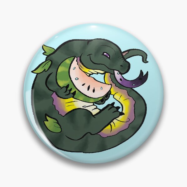 Artikelvorschau, Nicht-binärer Wassermelonen-Komodo-Drache entworfen und verkauft von Cherushii78.