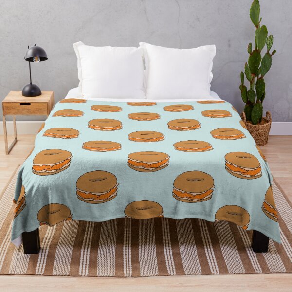 Item preview, Bagel With Cream-Cheese & Smoked Salmon designed and sold by MintyCocoa.
