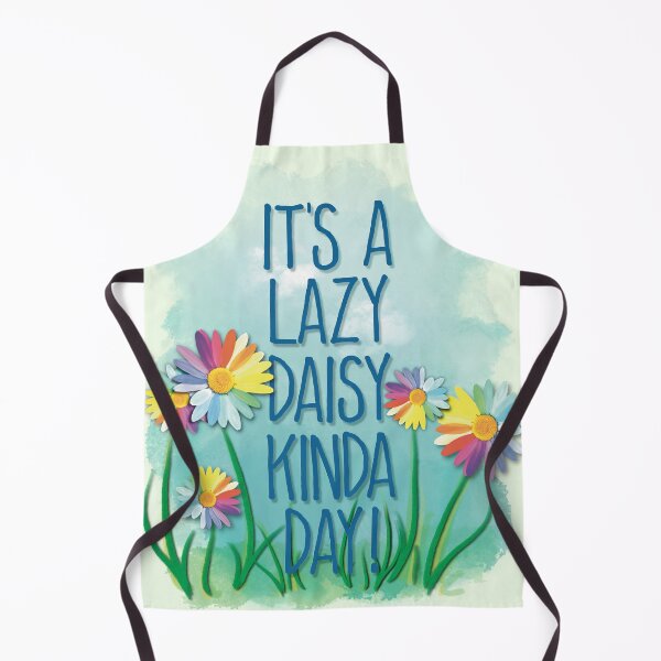 Item preview, It’s a Lazy Daisy Kinda Day! Cute text with rainbow flowers designed and sold by MunsyArt.