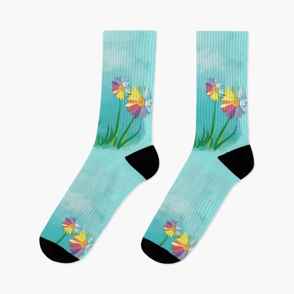 Item preview, It’s a Lazy Daisy Kinda Day!  Cute text with rainbow flowers  designed and sold by MunsyArt.