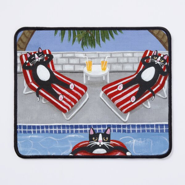 Item preview, Cats on Summer Holiday designed and sold by KilkennyCat Art.