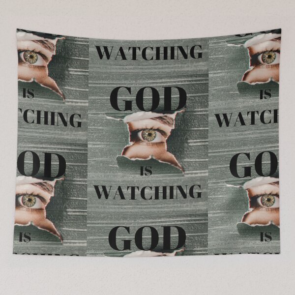 Item preview, God Is Watching designed and sold by KamoMokotedi.