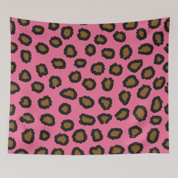 Item preview, Hot Pink Leopard Print - Queen Leopard Pattern designed and sold by Yeldiz.