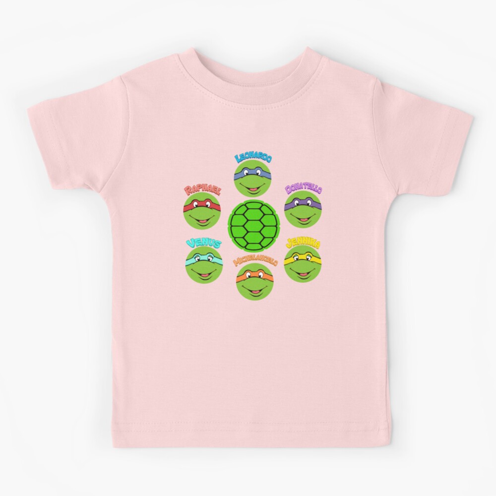 Tmnt Classic With All Ninja Turtles Toddler T-Shirt - TeeHex