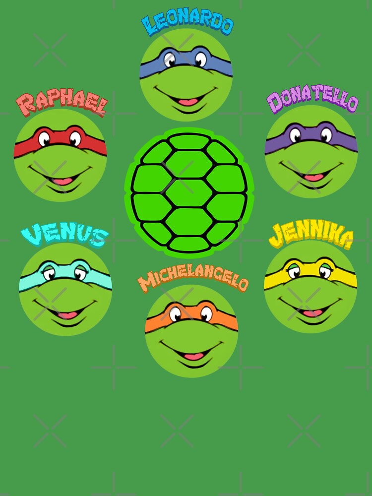 Girl's Teenage Mutant Ninja Turtles Turtle Power Circle T-Shirt