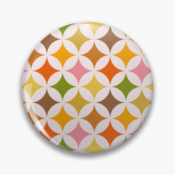 Item preview,  Mid century Modern colorful Starburst Circle Pattern  designed and sold by Yasminepatterns .