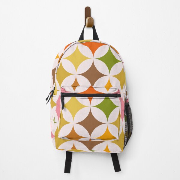 Item preview, Mid century Modern colorful Starburst Circle Pattern designed and sold by Yasminepatterns .