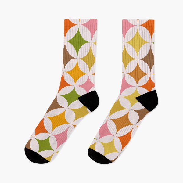Item preview,  Mid century Modern colorful Starburst Circle Pattern  designed and sold by Yasminepatterns .