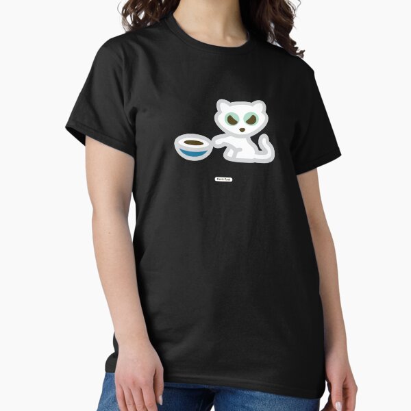 Cat Moment: Feed me neow! (for dark background) Classic T-Shirt