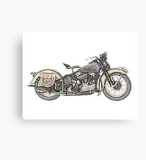 1936 Harley Davidson Motorrad Leinwanddruck