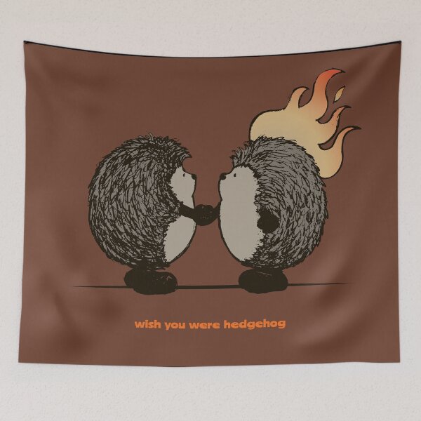 Item preview, Wish you were hedgehog designed and sold by mangulica.