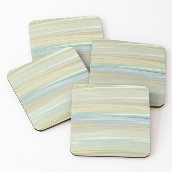 Item preview, Abstract Art with Green, Blue, Beige Aesthetic designed and sold by Leila114.