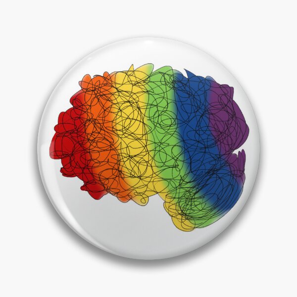 Item preview, Rainbow Brain Psychology Psych Neuroscience Anatomy Science Psychiatry Doodle designed and sold by hopecope.