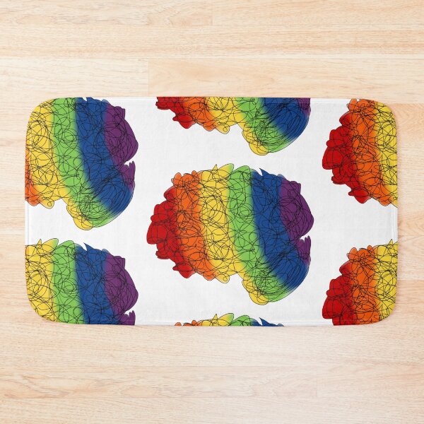 Item preview, Rainbow Brain Psychology Psych Neuroscience Anatomy Science Psychiatry Doodle designed and sold by hopecope.