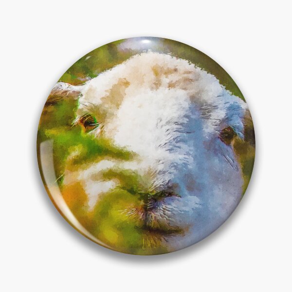 Item preview, Herdwick Sheep Art, Herdwick Sheep Oil Paint, Grey And White Herdwick Sheep, Fluffy UK Herdwicks Sheep designed and sold by Trendymotion.