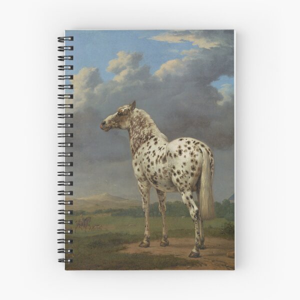Item preview, The Piebald Horse | Paulus Potter | 1654 Renaissance Animal Art designed and sold by CJET.