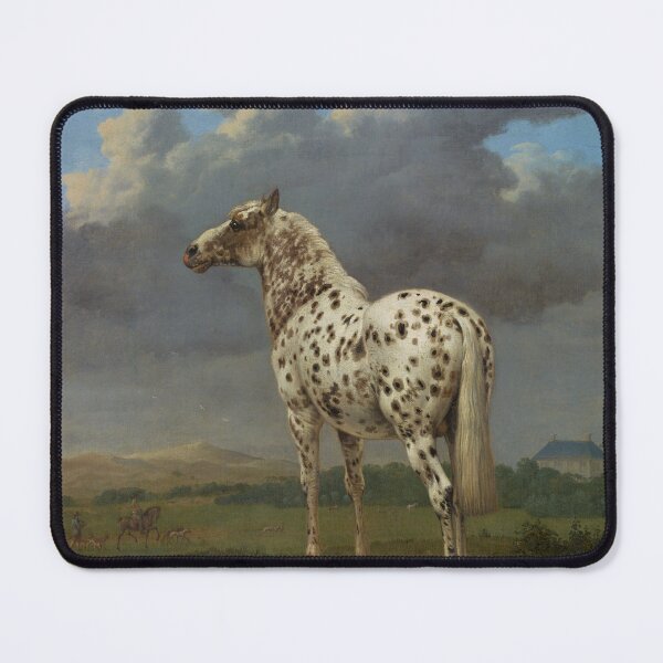 Item preview, The Piebald Horse | Paulus Potter | 1654 Renaissance Animal Art designed and sold by CJET.