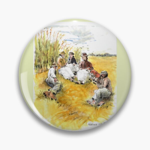 Item preview, A Family At Rest Talking Out In Their Fields  designed and sold by DonSylvester.