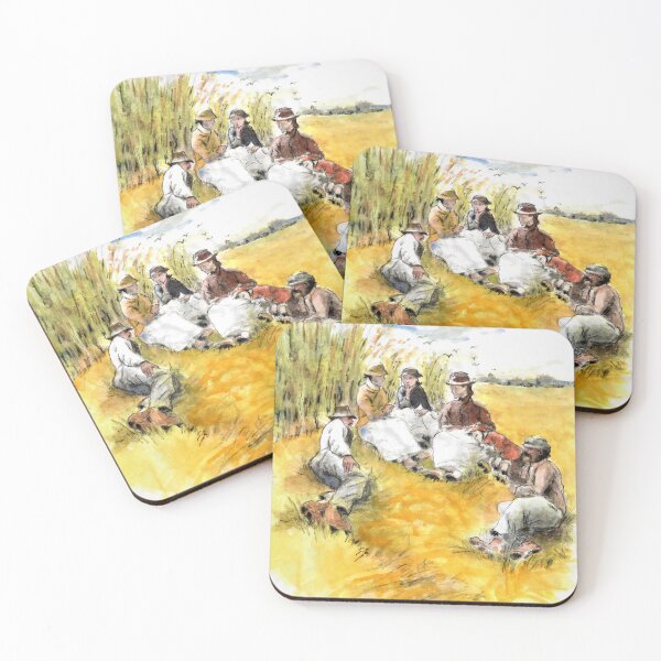 Item preview, A Family At Rest Talking Out In Their Fields  designed and sold by DonSylvester.