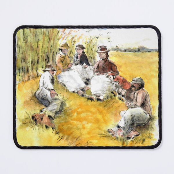 Item preview, A Family At Rest Talking Out In Their Fields  designed and sold by DonSylvester.