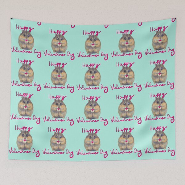 Item preview, Happy Valentine’s Day Hamster designed and sold by PeckoBird.