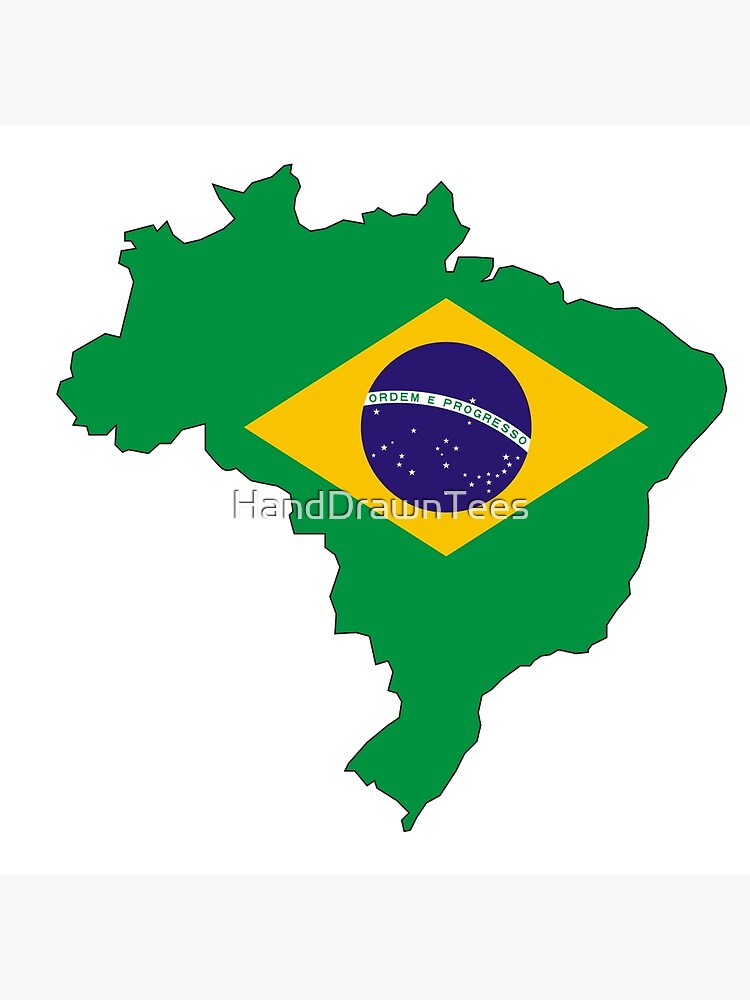 Flag t-shirt of brazil Royalty Free Vector Image