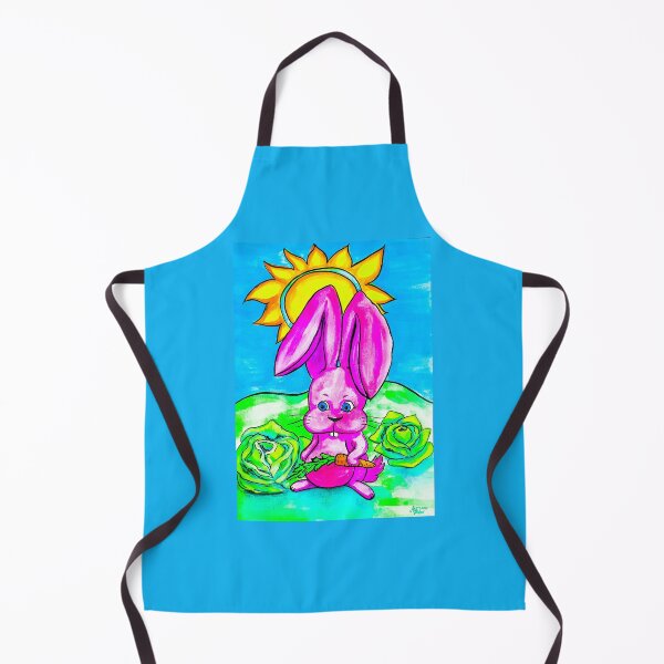 Item preview, Bunny with a carrot, edited watercolour drawing by MariDani Art designed and sold by MariDaniArt.