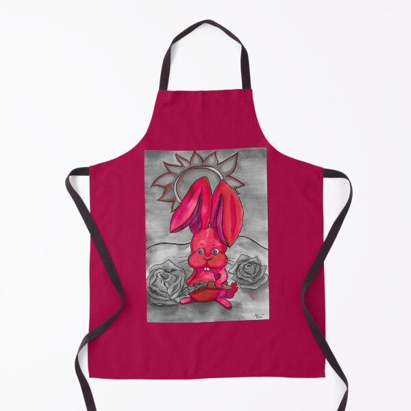 Item preview, Bunny with a carrot, edited watercolour drawing by MariDani Art designed and sold by MariDaniArt.