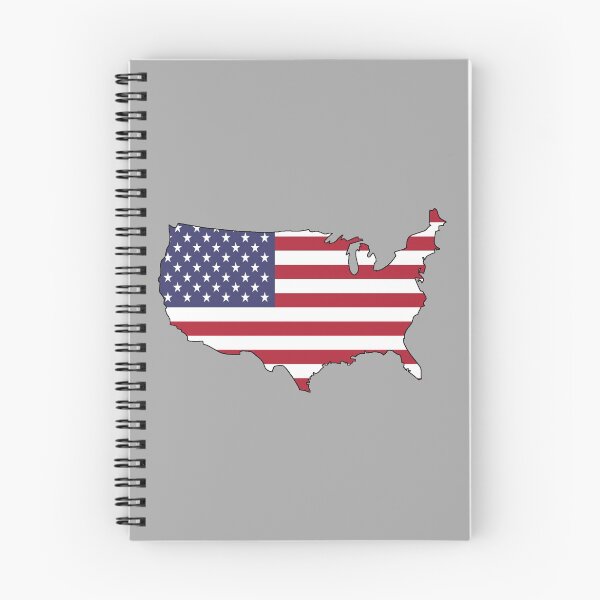 Item preview, USA - American Flag and Country Outline designed and sold by HandDrawnTees.