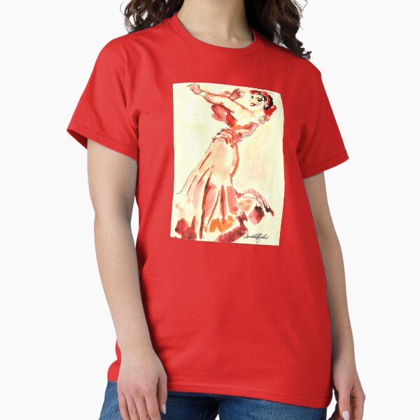 Vista previa del artículo con la obra «Hermosa bailaora de flamenco española», diseñado y vendido por DonSylvester.